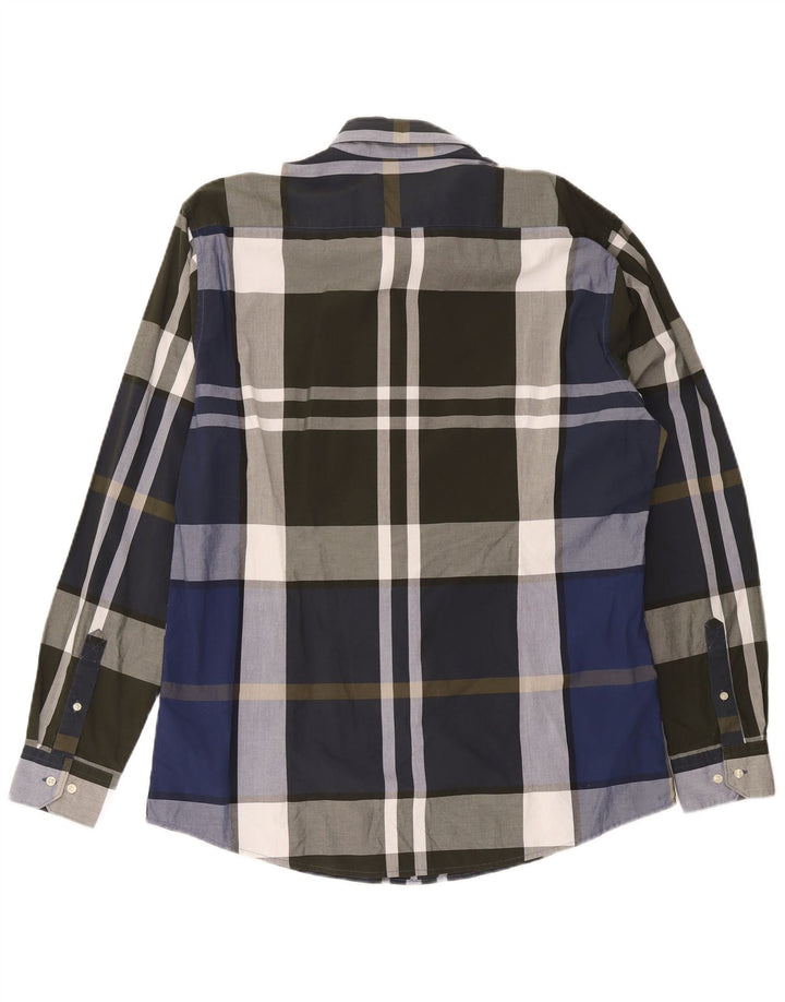 Camisa masculina Barbour Tailored Fit XL de algodão xadrez multicolorido