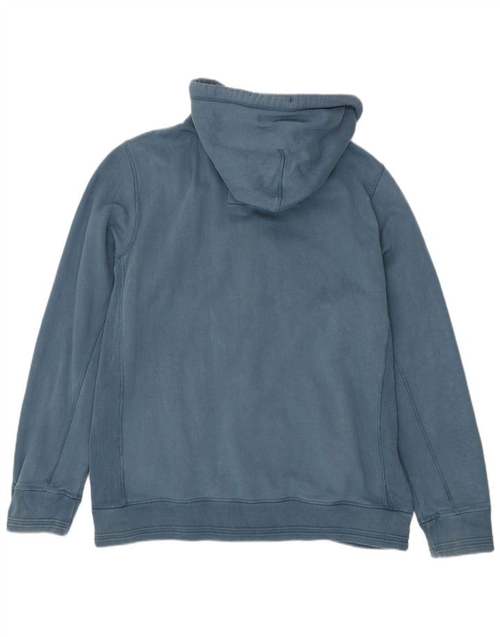 Suéter masculino com capuz e zíper Fat Face XL algodão azul