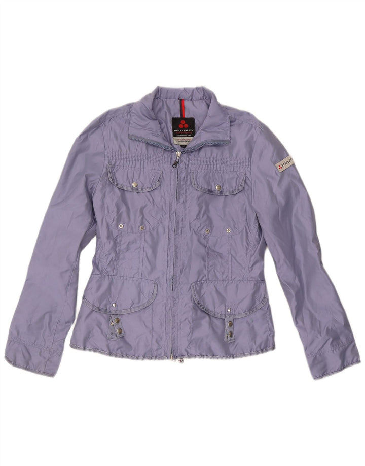 Jaqueta utilitária feminina PEUTEREY UK 12 nylon roxo médio