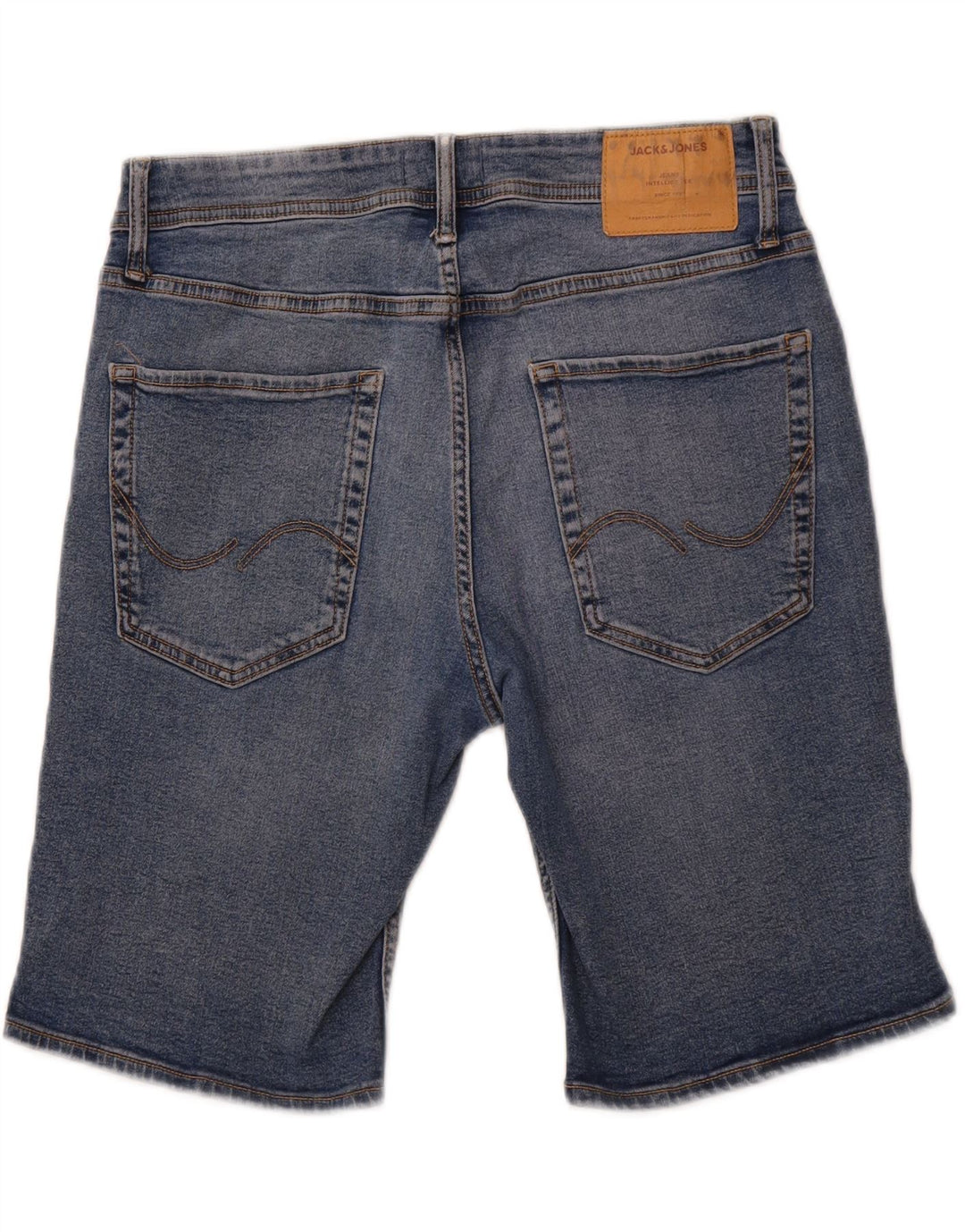 JACK & JONES Mens Regular Denim Shorts Medium W31  Blue Cotton