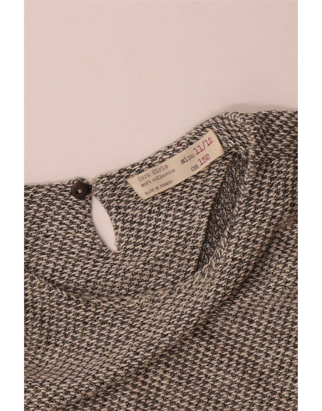 Vestido feminino Zara Shift 11-12 anos viscose manchada cinza