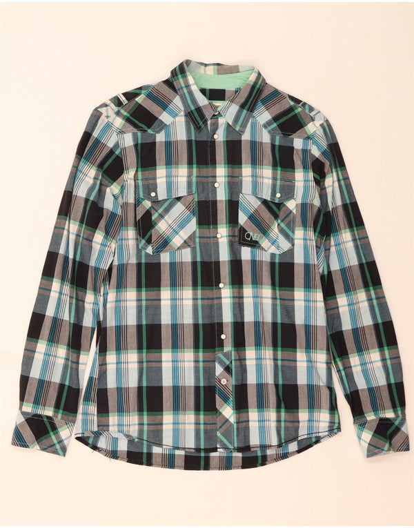 Camisa masculina O'Neill Slim Fit grande algodão xadrez multicolorido