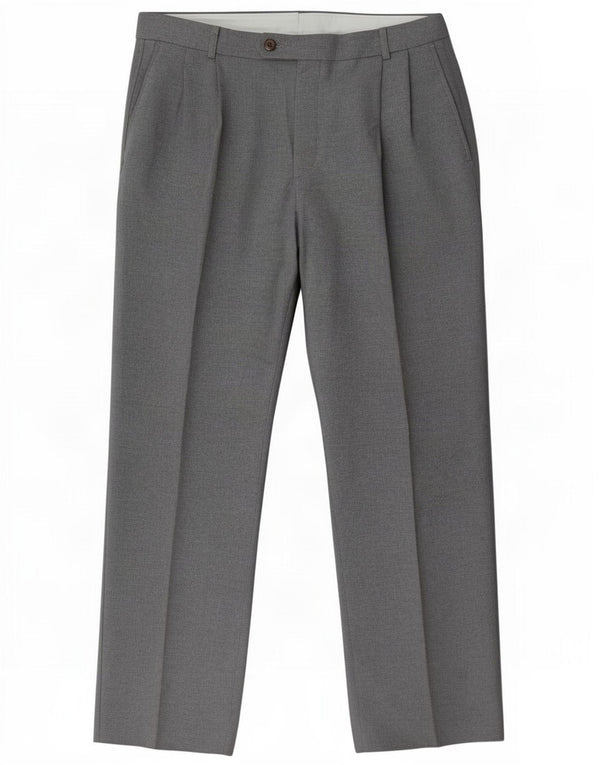Calça masculina Farah Pegged Suit W34 L31 poliéster cinza