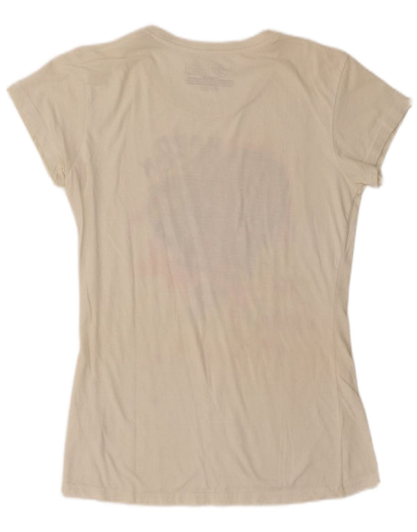 Camiseta gráfica Hard Rock Cafe Girls Copenhagen Top 13-14 anos grande branco