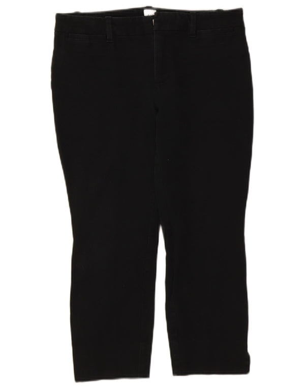 Gap Womens Petite Crop Skinny Jeans EU 6 Médio W28 L21 Algodão Preto