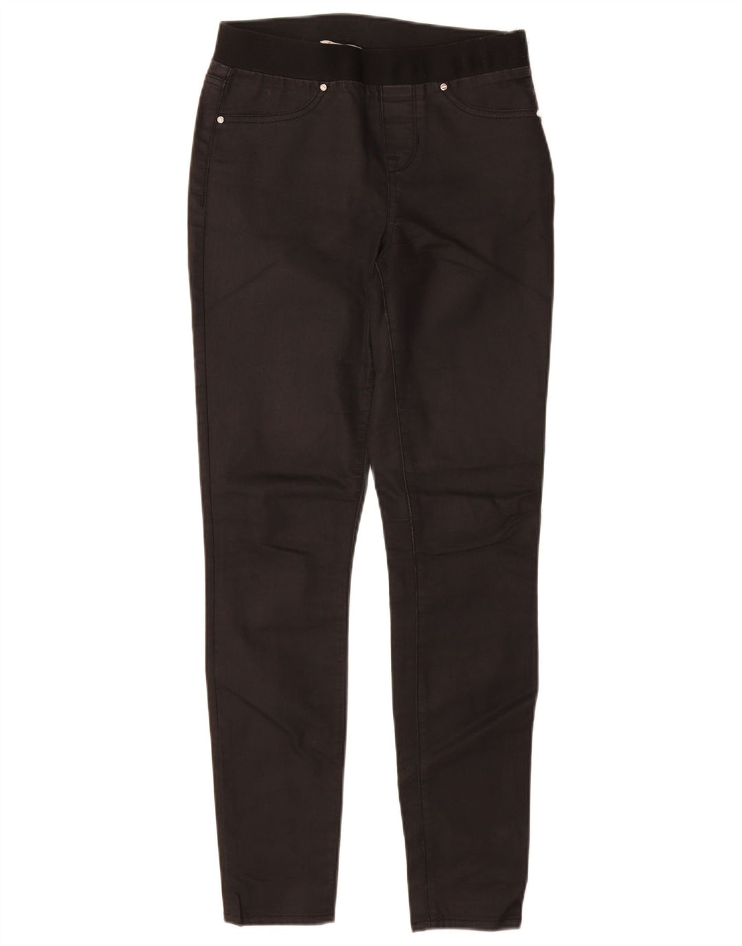 Calça jegging feminina KAREN MILLEN UK 8 pequena W26 L29 preta