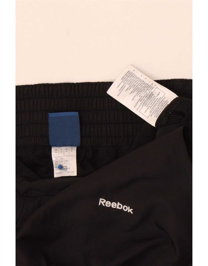 Calça de treino feminina Reebok UK 12 poliéster preto médio