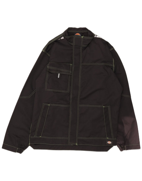 Jaqueta utilitária masculina Dickies UK 42 XL algodão preto