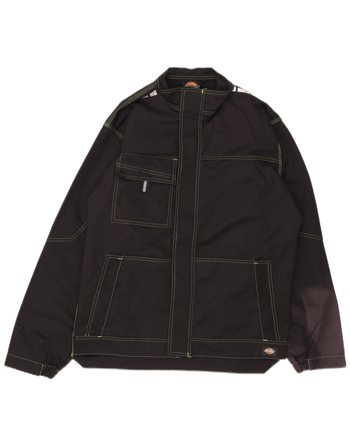 Jaqueta utilitária masculina Dickies UK 42 XL algodão preto