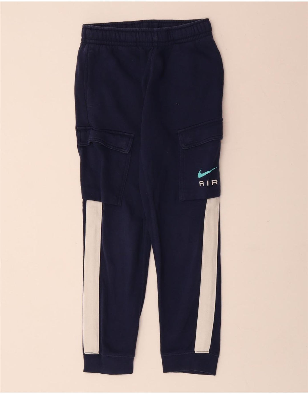 NIKE Meninos Calças de treino Joggers 10-11 anos Médio Azul marinho