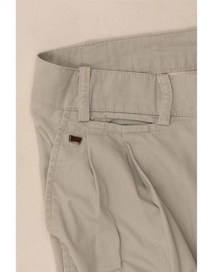 Calça Chino Feminina Carrera Pegged Grande W32 L28 Cinza