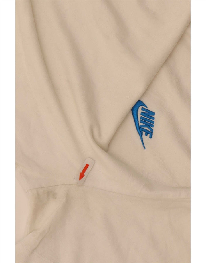 Camiseta masculina Nike Top médio off white algodão