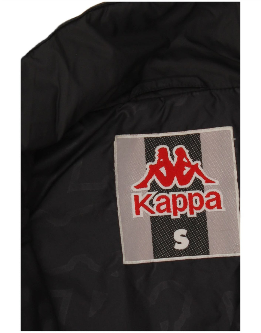 Colete acolchoado masculino KAPPA UK 36 pequeno bloco cinza
