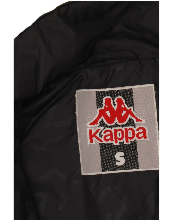 Colete acolchoado masculino KAPPA UK 36 pequeno bloco cinza