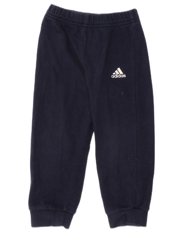 Calças de treino ADIDAS Bebé Meninos Joggers 18-24 Meses Azul Marinho Algodão