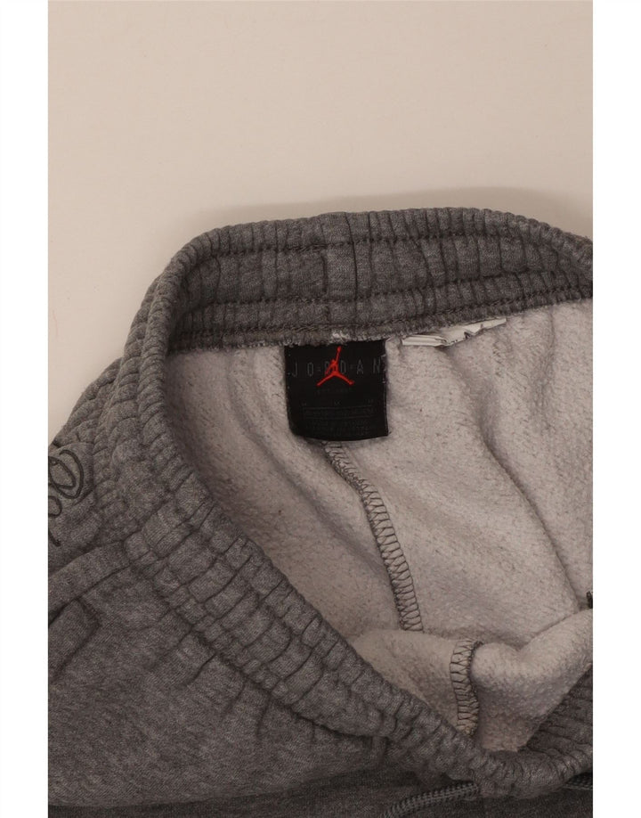 Calça de treino para meninos JORDAN 10-11 anos cinza médio manchado