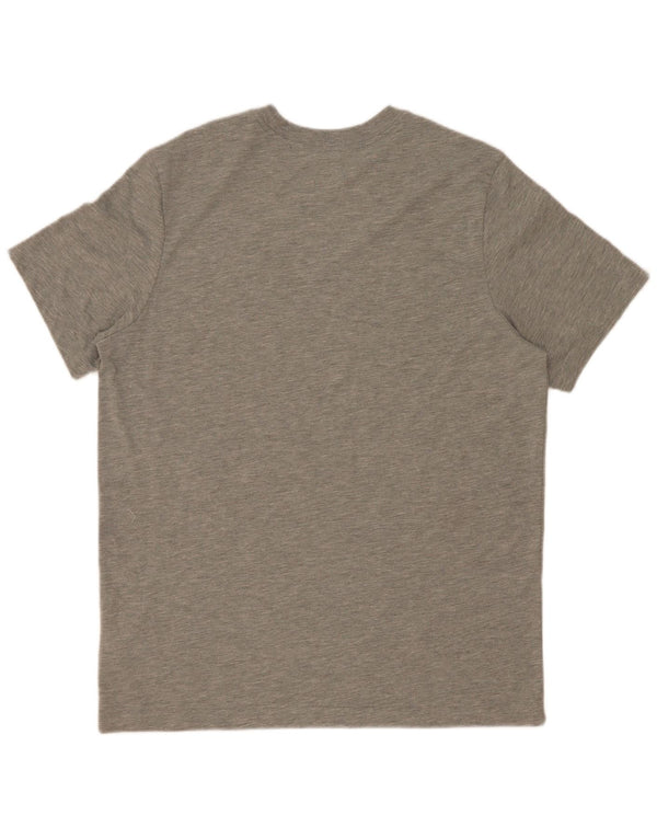 Camiseta Nike Masculina Dri Fit Graphic Top Grande Cinza Poliéster