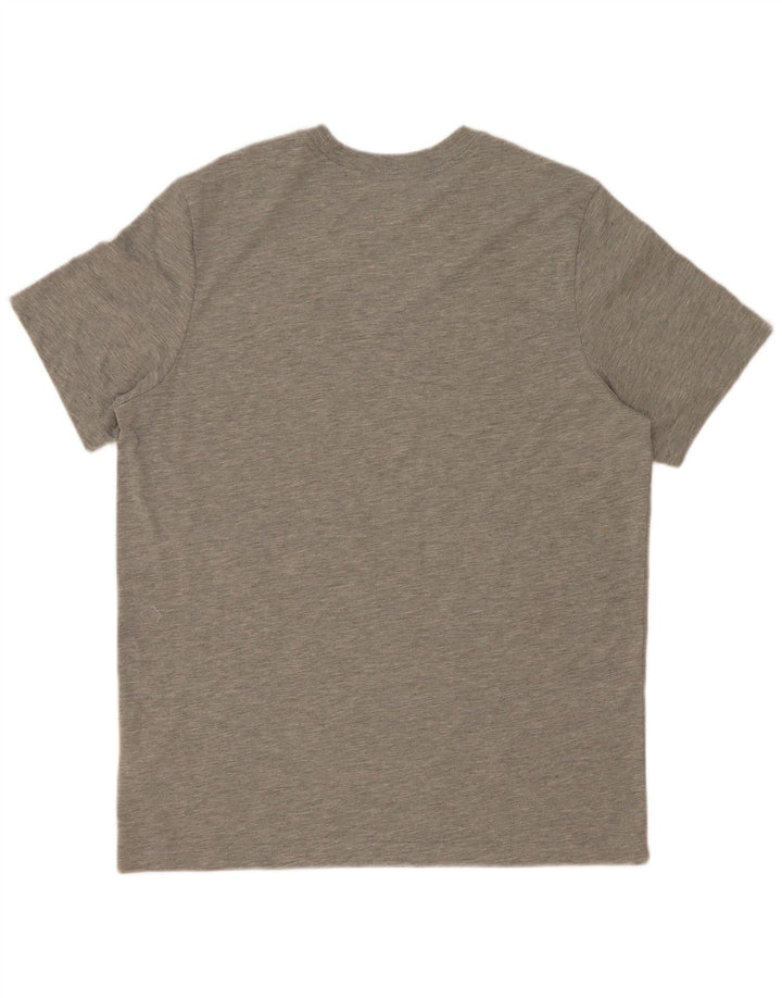 Camiseta Nike Masculina Dri Fit Graphic Top Grande Cinza Poliéster
