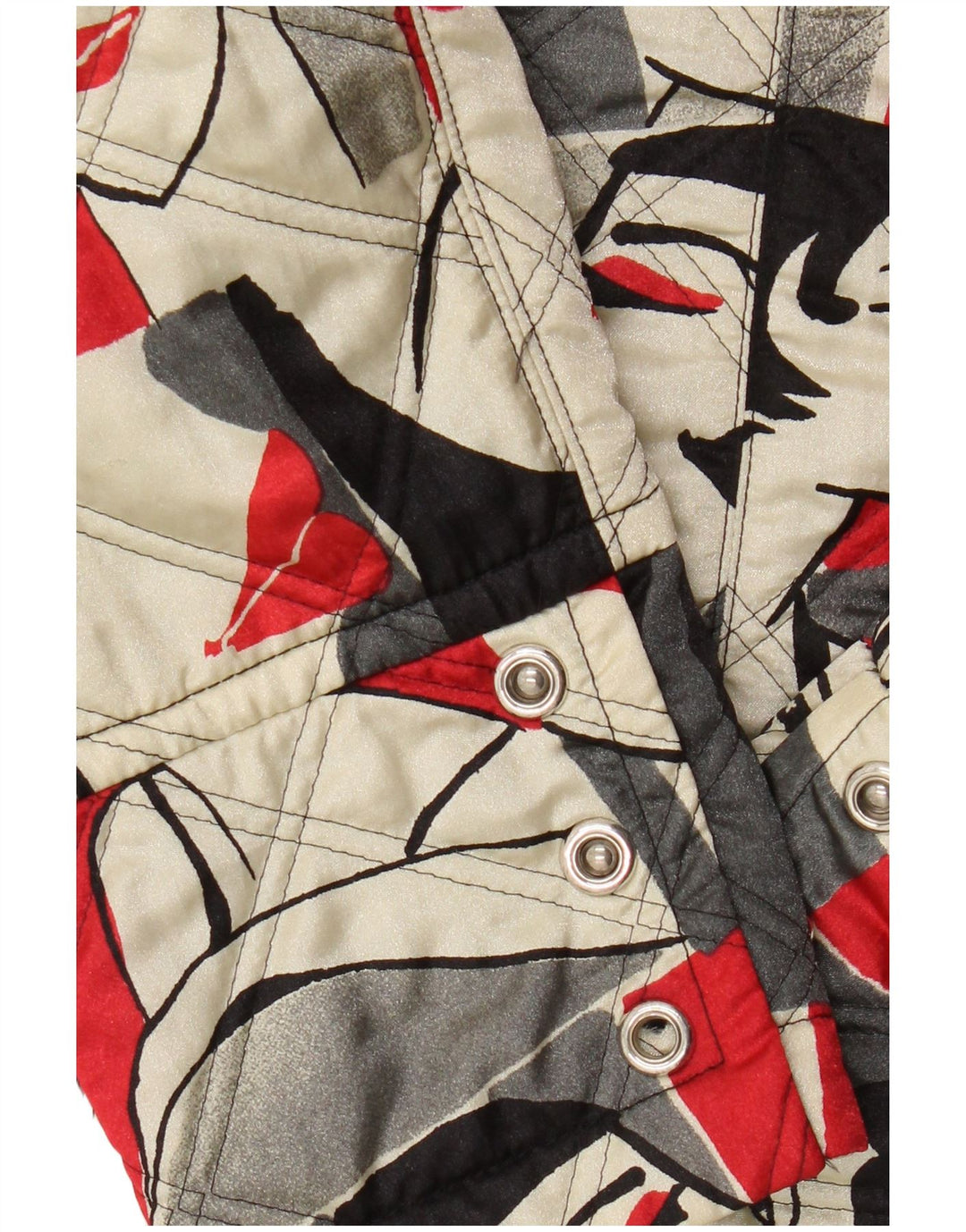 Jaqueta bomber gráfica feminina Apriori UK 14 grande acetato multicolorido