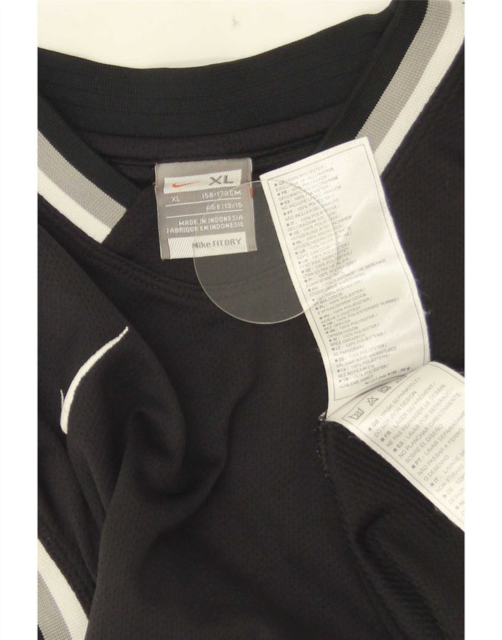 Colete Nike Boys Top 13-14 Anos XL Preto Listrado Poliéster
