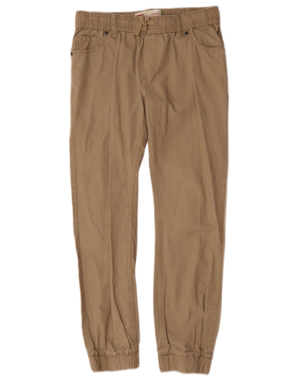 Levi's Boys Joggers Calça Casual 12-13 Anos Grande W28 L27 Algodão Bege