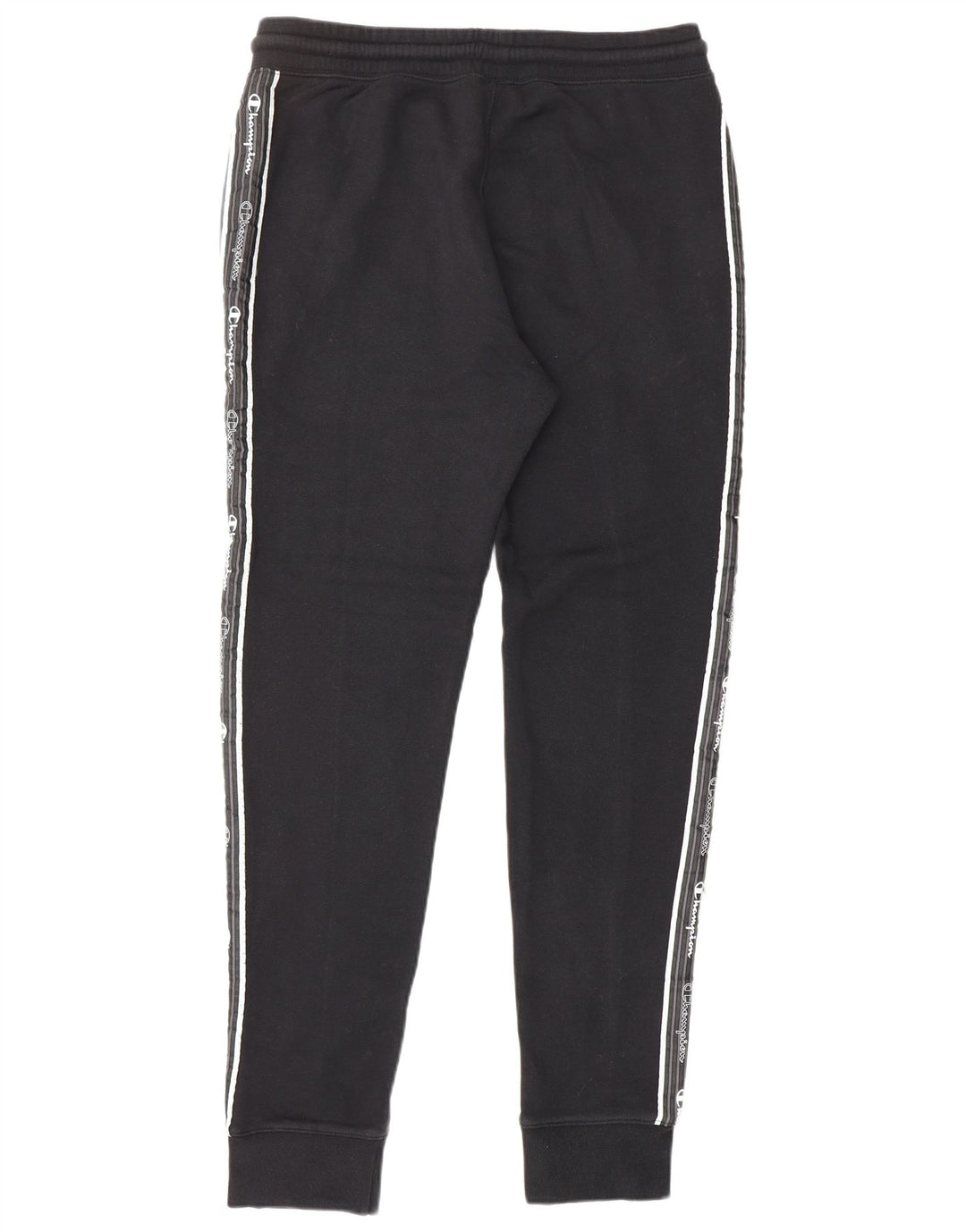 CHAMPION Calça de treino masculina gráfica Joggers médio preto