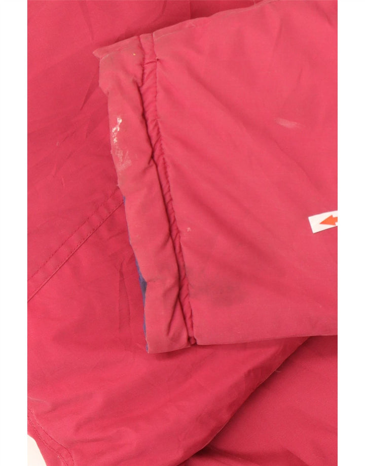 Casaco acolchoado superdimensionado feminino Diadora UK 14 poliéster rosa médio