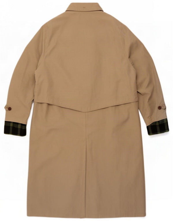 Sobretudo feminino London Fog UK 16 Grande poliéster bege