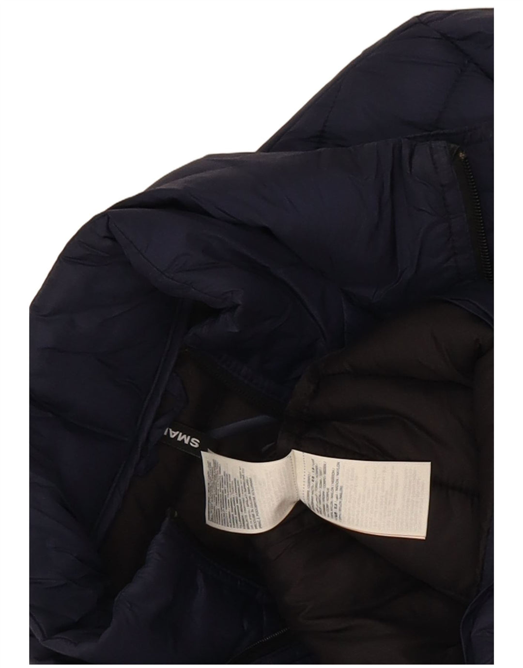 Jaqueta acolchoada masculina Superdry UK 36 pequena azul marinho nylon