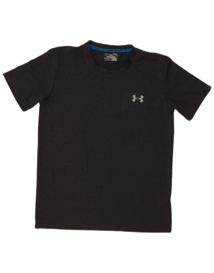 UNDER ARMOUR Camiseta masculina Heat Gear Top cinza médio poliéster