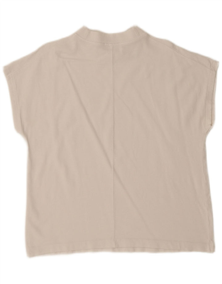 Camiseta masculina ZARA Top médio branco