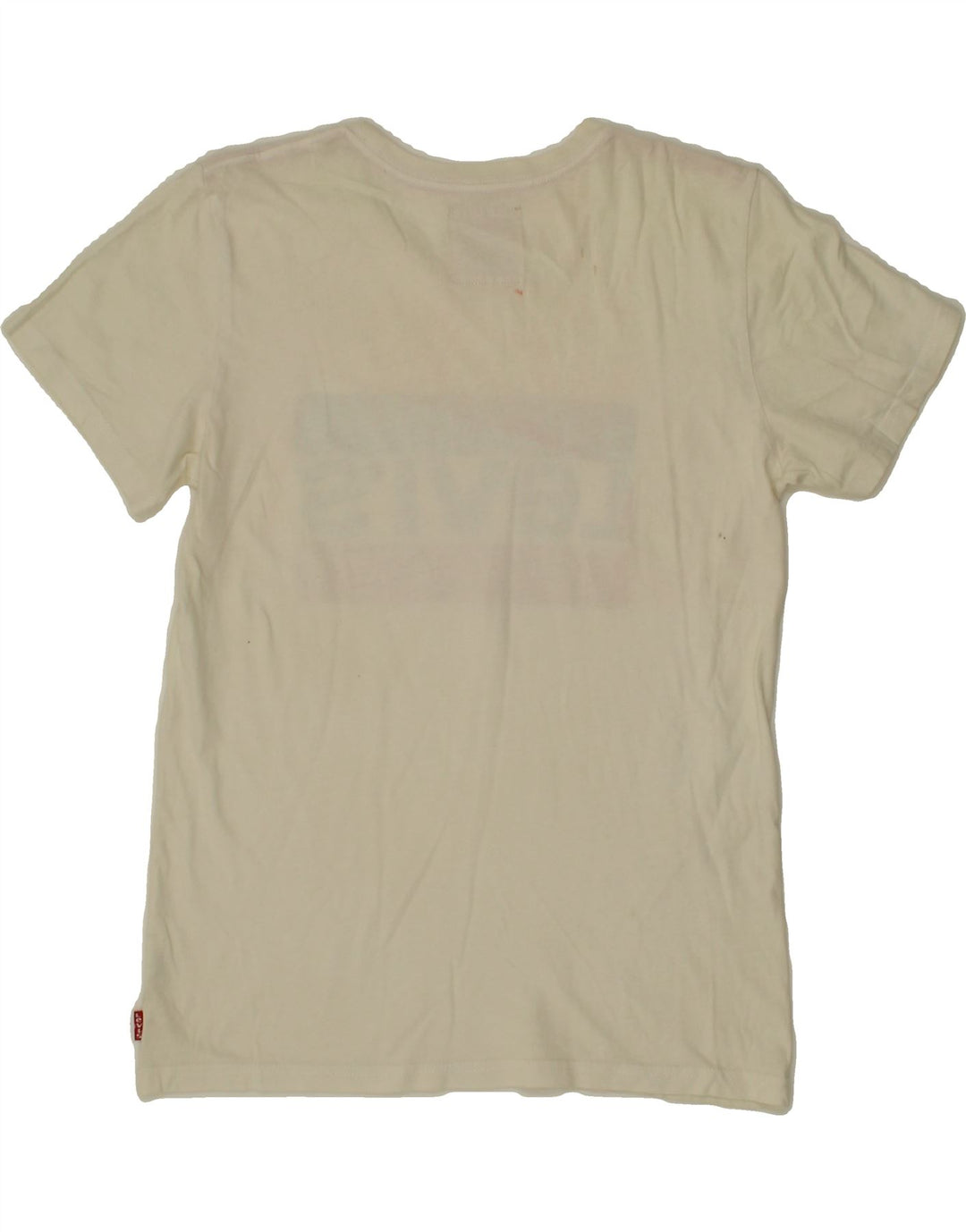 LEVI'S Boys Graphic T-Shirt Top 13-14 Years White Cotton Vintage Levi's and Second-Hand Levi's from Messina Hembry 