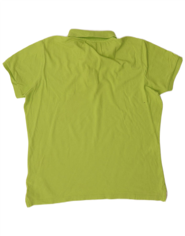 Camisa polo masculina DIADORA algodão verde médio