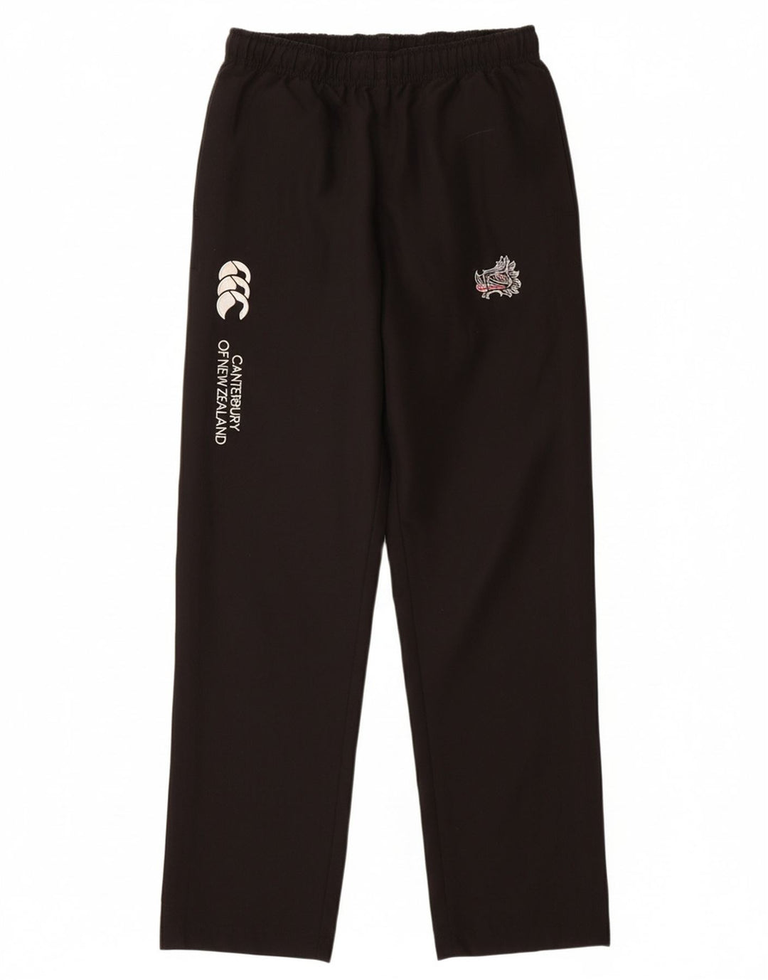 Calça corta-vento gráfica CANTERBURY para meninos 13-14 anos poliéster preto