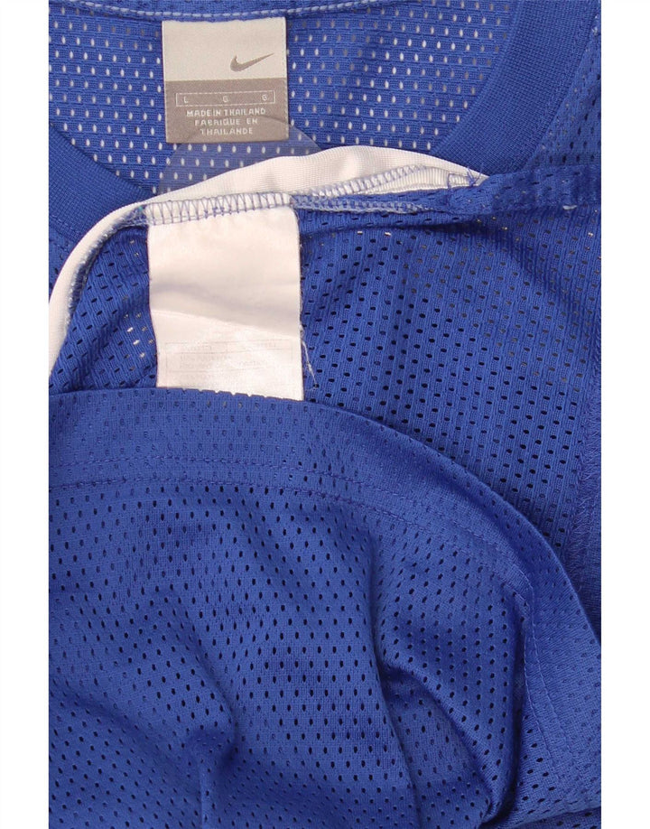 Colete Nike Masculino Top Grande Azul Colorblock Poliéster