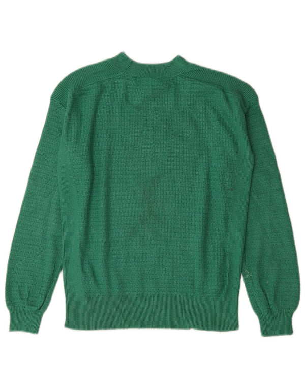 Suéter feminino Marks & Spencer com gola tartaruga grande Reino Unido 6 XS verde