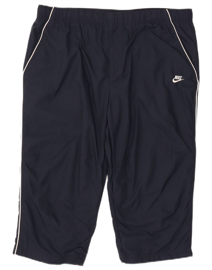 Calça de treino Nike masculina Capri XL azul marinho nylon