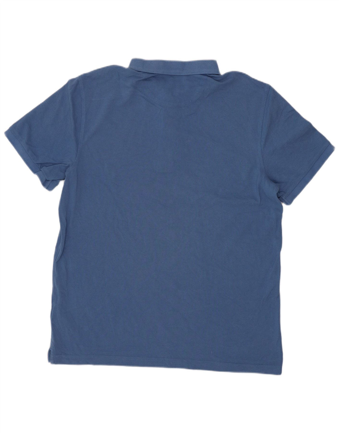 Camisa polo masculina Farah grande algodão azul