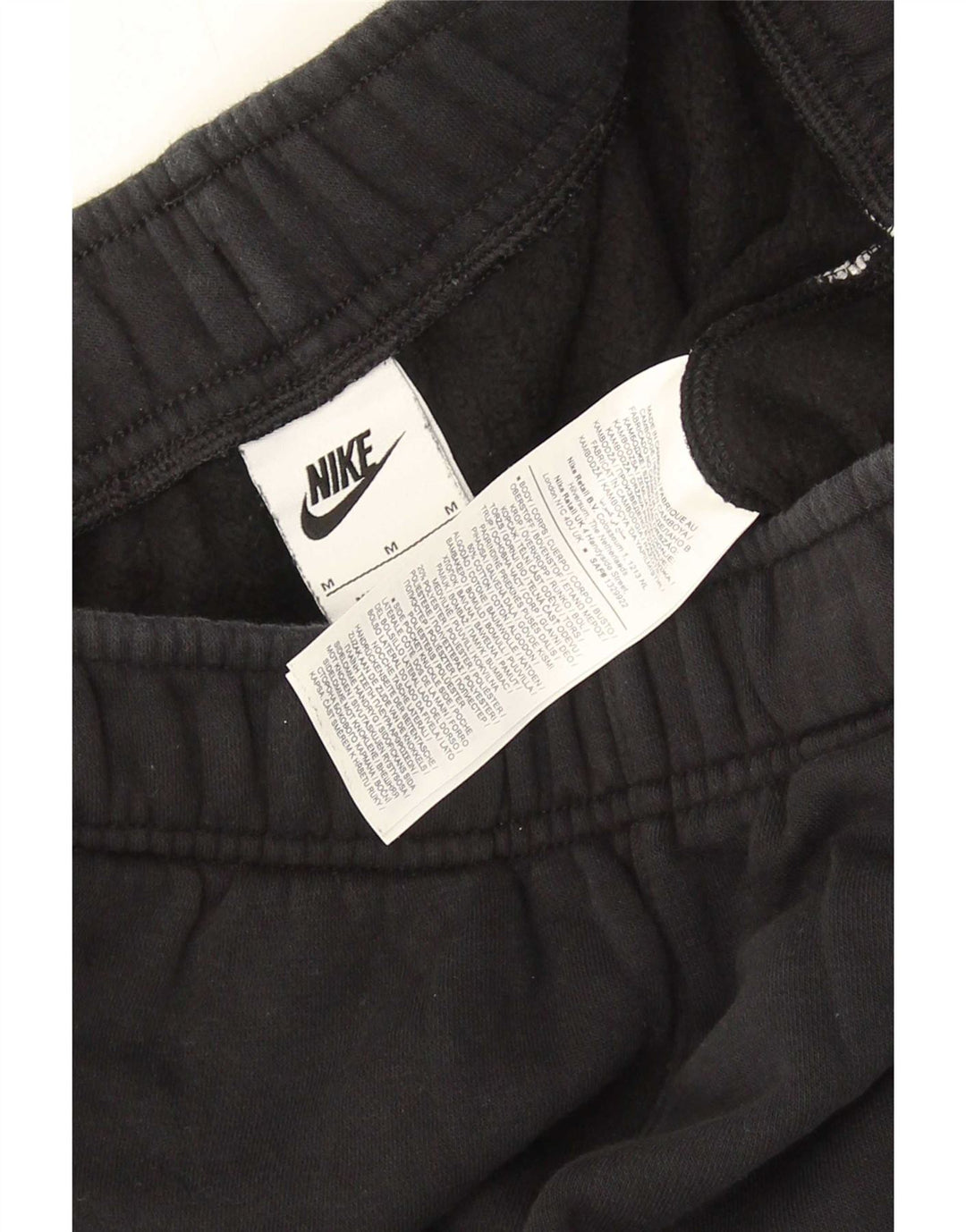 Nike Mens Cargo Calças de treino Joggers Médio Algodão Preto