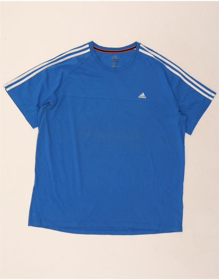 Camiseta masculina Adidas Top 2XL algodão azul