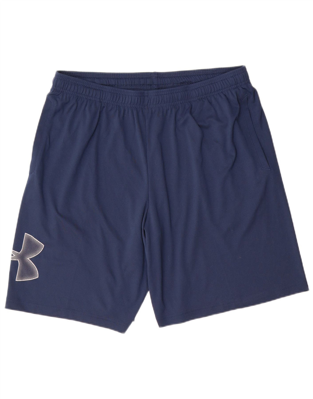 Shorts esportivos gráficos masculinos UNDER ARMOUR XL azul marinho poliéster