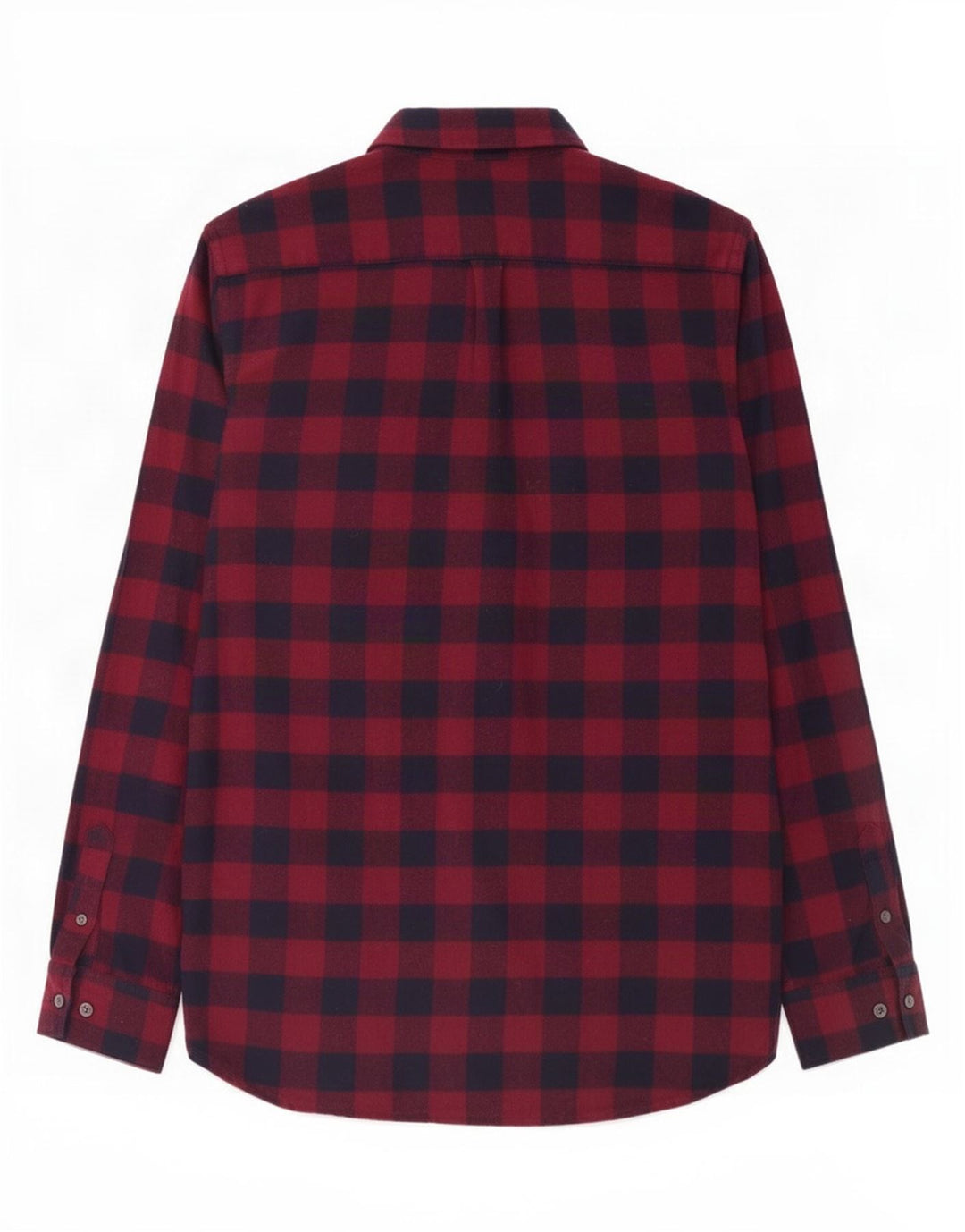 Camisa masculina de flanela French Connection grande guingão vermelho