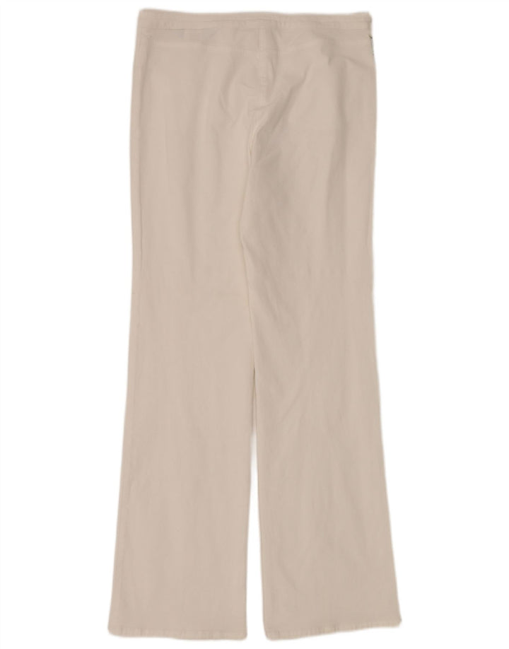 Armani Jeans feminino bootcut jeans IT 48 XL W32 L32 algodão branco