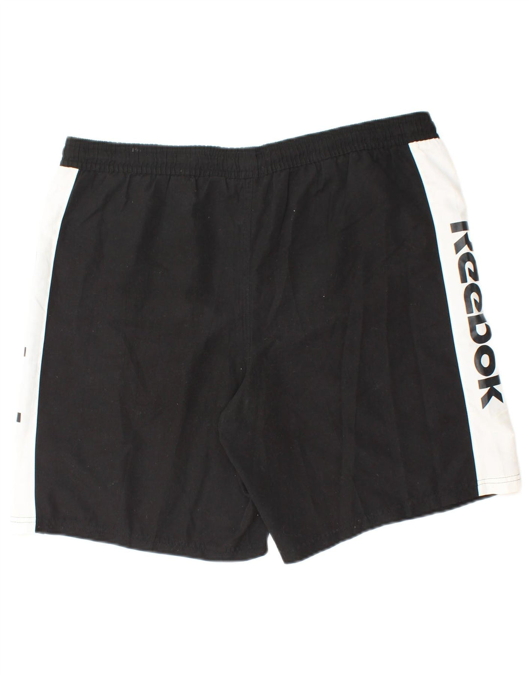 Shorts esportivos gráficos masculinos REEBOK XL preto colorblock poliéster