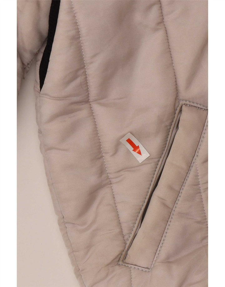 Jaqueta acolchoada com capuz para meninos Refrigiwear 13-14 anos off white poliamida