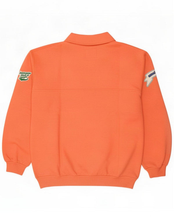 Americanino moletom masculino com gola polo gráfica grande algodão rosa