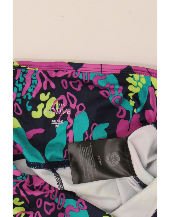 Leggings capri femininas TCM Reino Unido 12 poliéster floral multicolorido médio