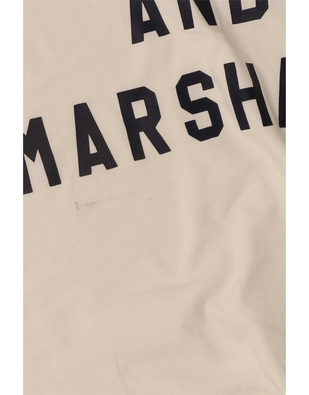Camiseta gráfica masculina Franklin & Marshall Top médio algodão branco
