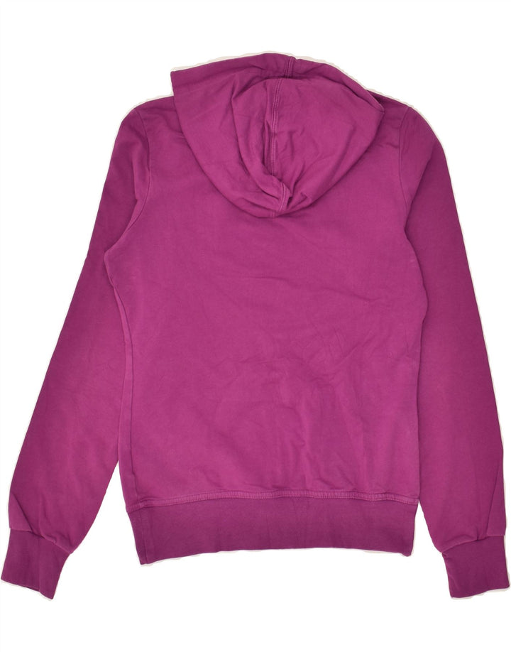 CONVERSE Girls Graphic Hoodie Jumper 15-16 Years Medium Purple Cotton Vintage Converse and Second-Hand Converse from Messina Hembry 