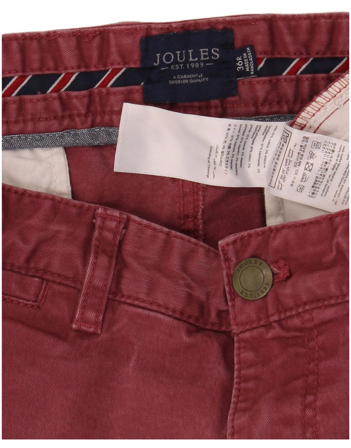 Calça Chino Masculina Slim JOULES W36 L32 Algodão Borgonha